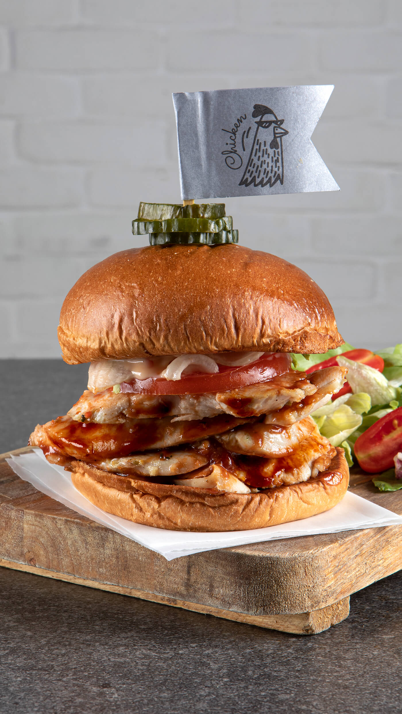 photo of BBQ Glazed Chicken Burger