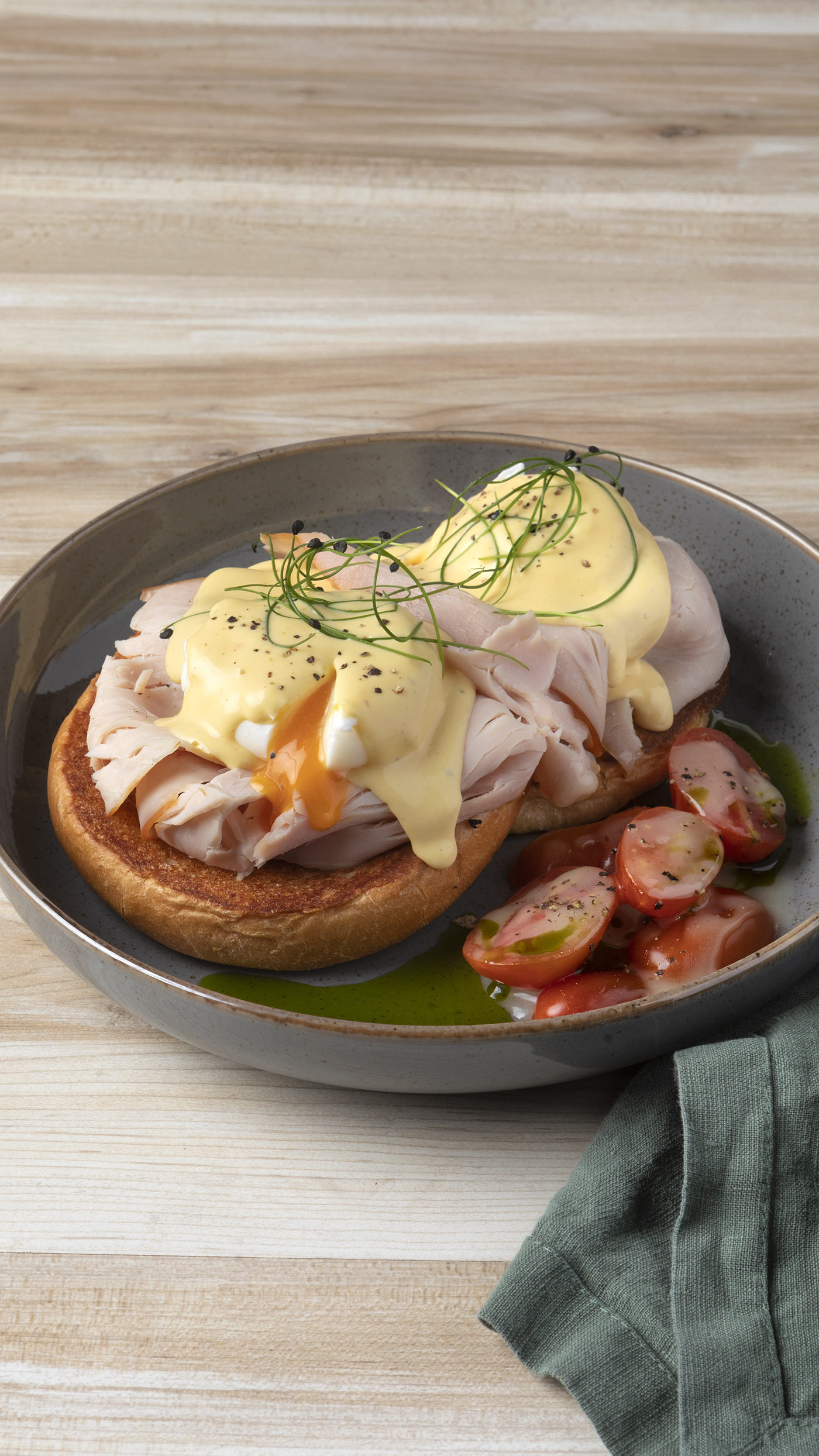 photo of Turkey Eggs Benedict 