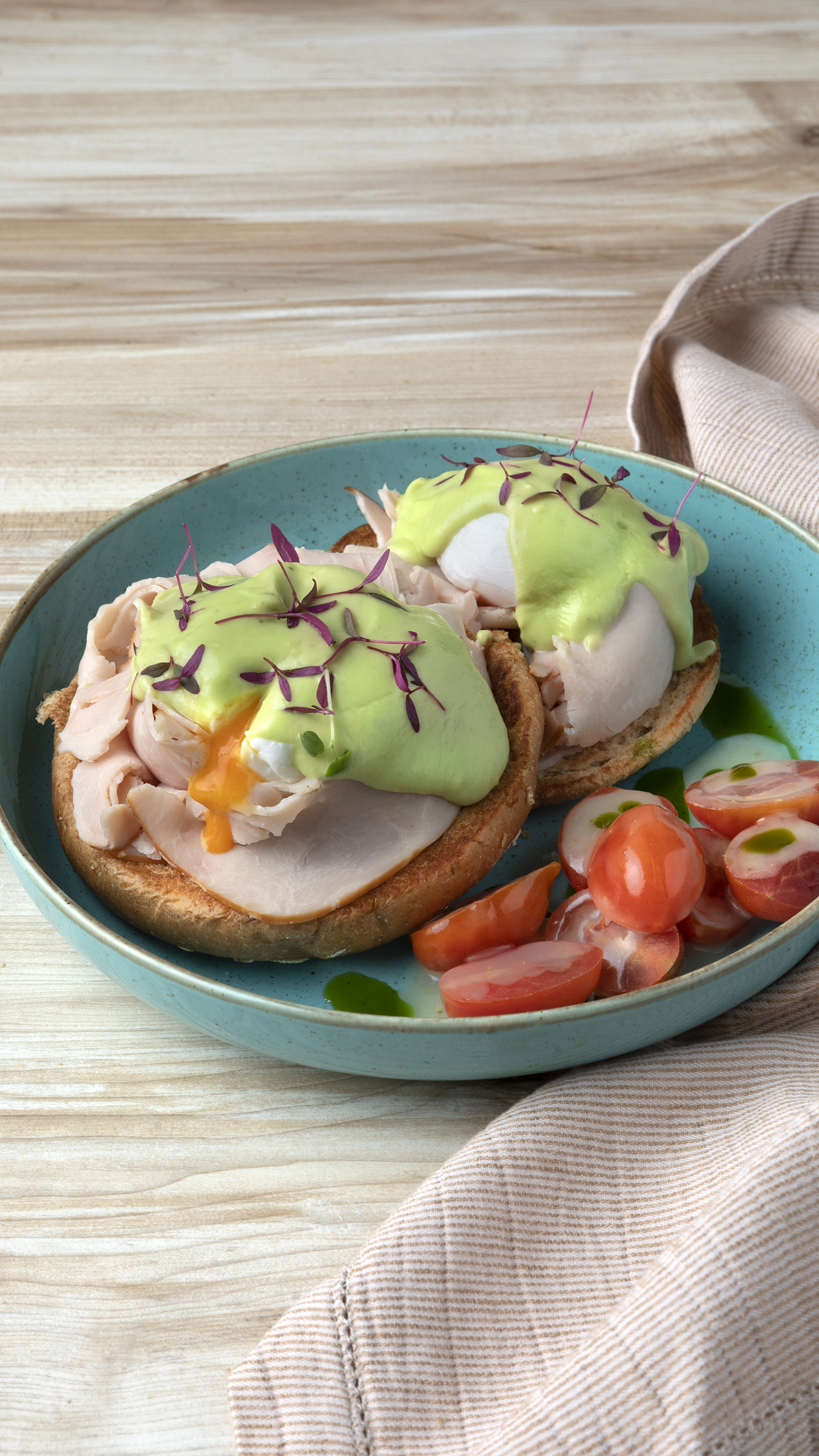 photo of Healthy Turkey Eggs Benedict