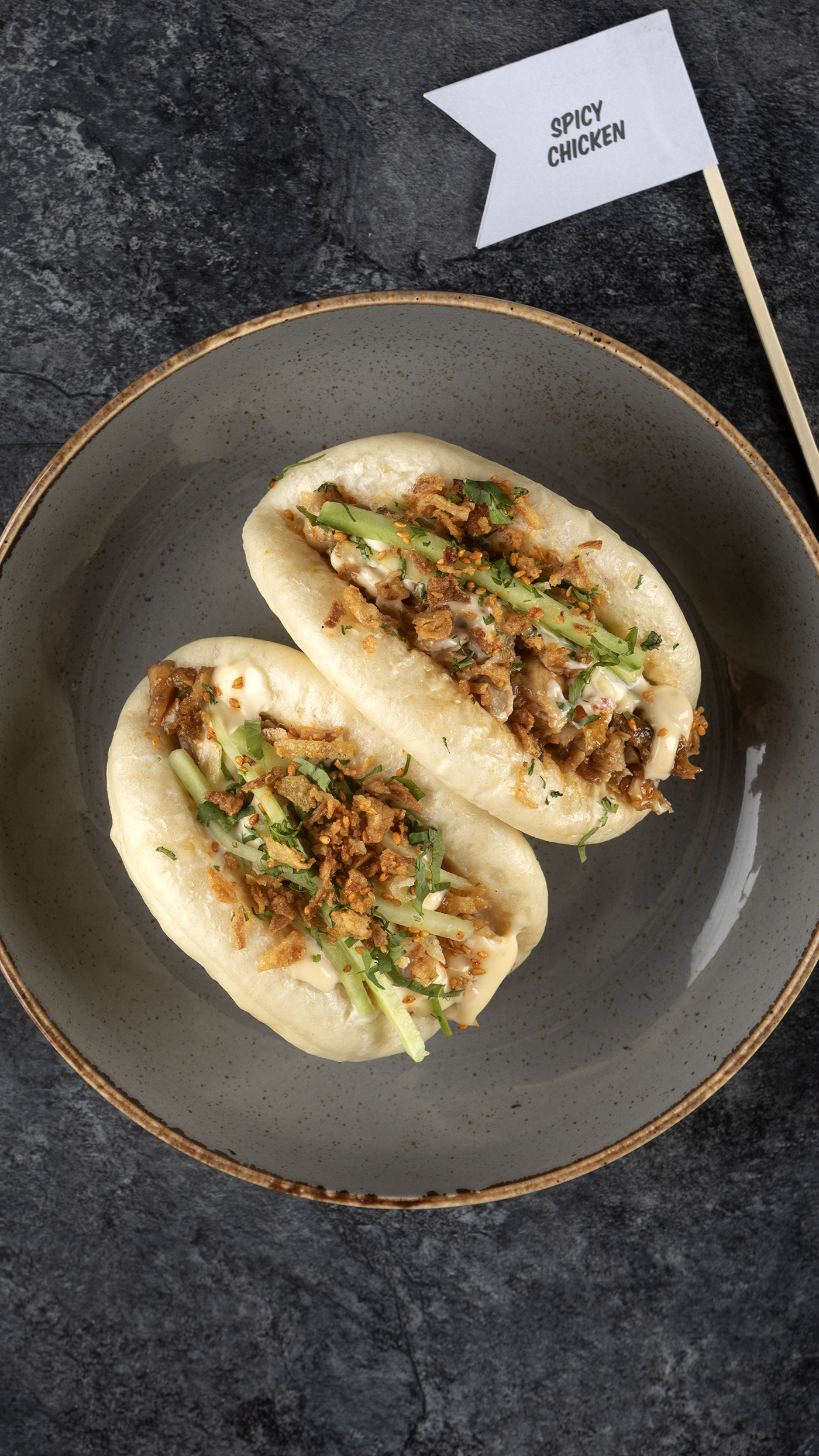 photo of Spicy Chicken Bao Bun