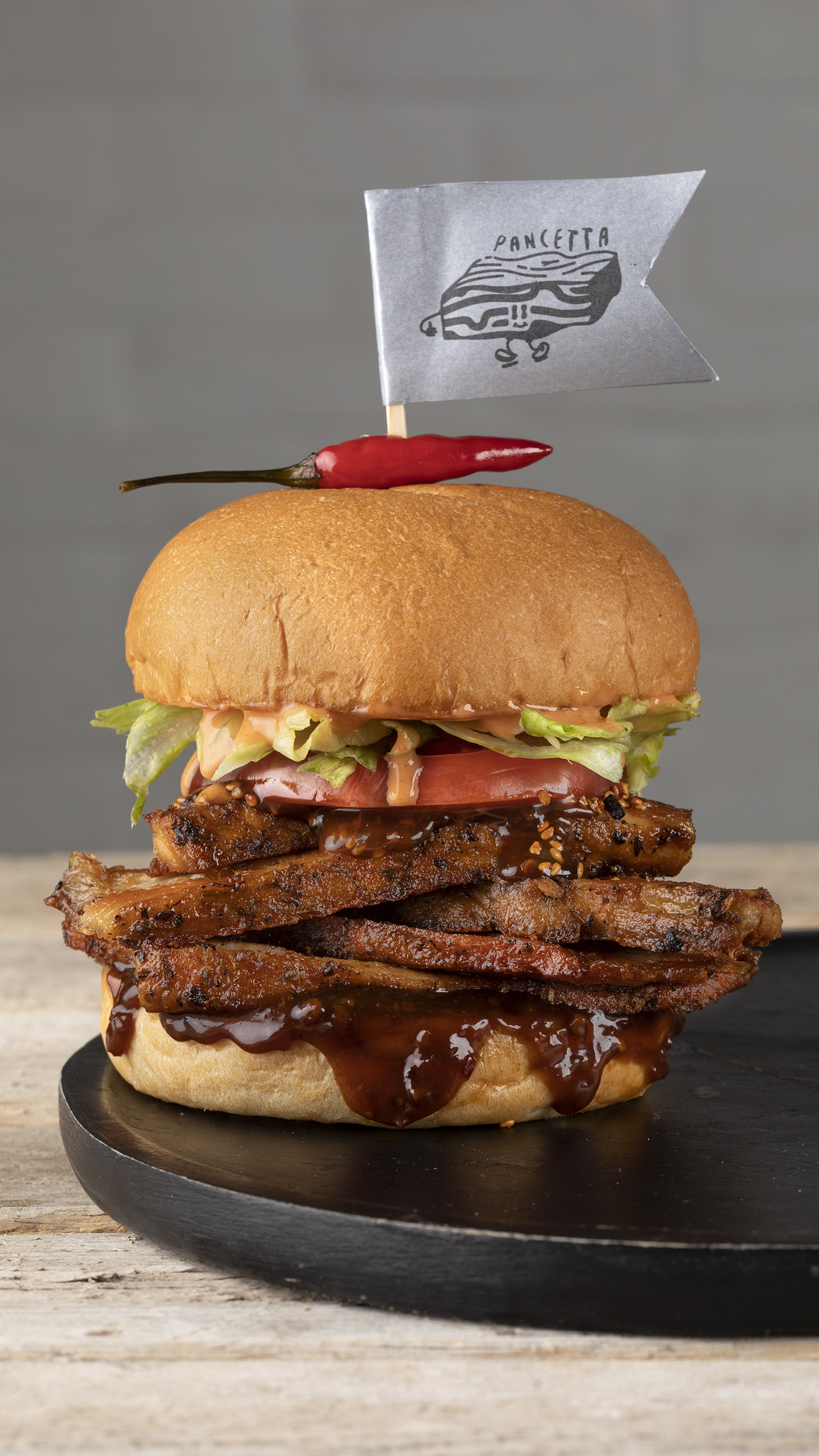 photo of Spicy Pancetta Burger